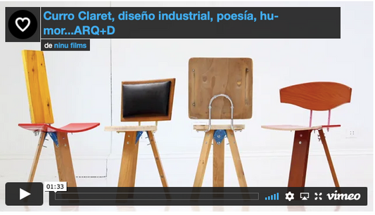 Curro Claret, diseño industrial, poesía, humor…ARQ+D