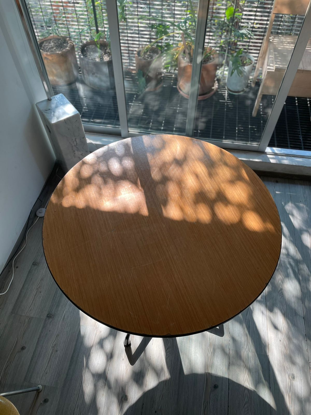 Eames Round Universal Base Dining & Work Table Herman Miller