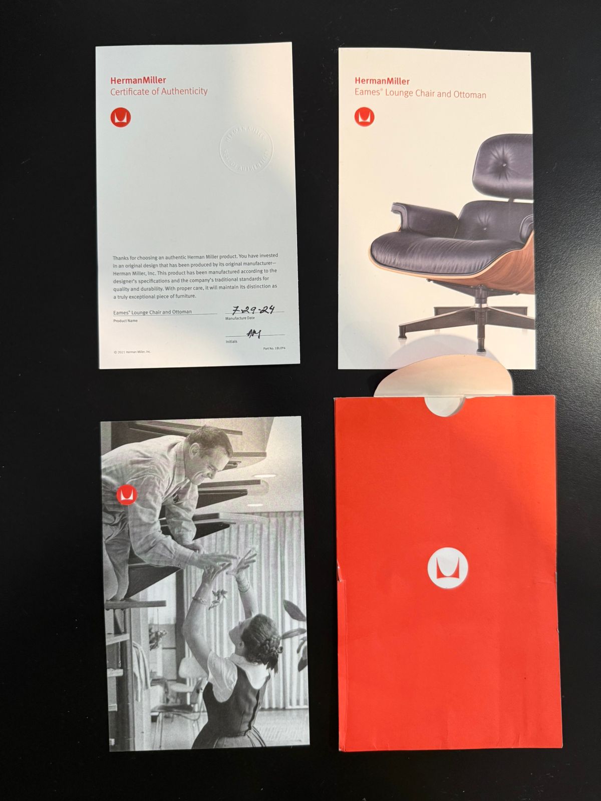 Eames Lounge & Ottoman. Herman Miller