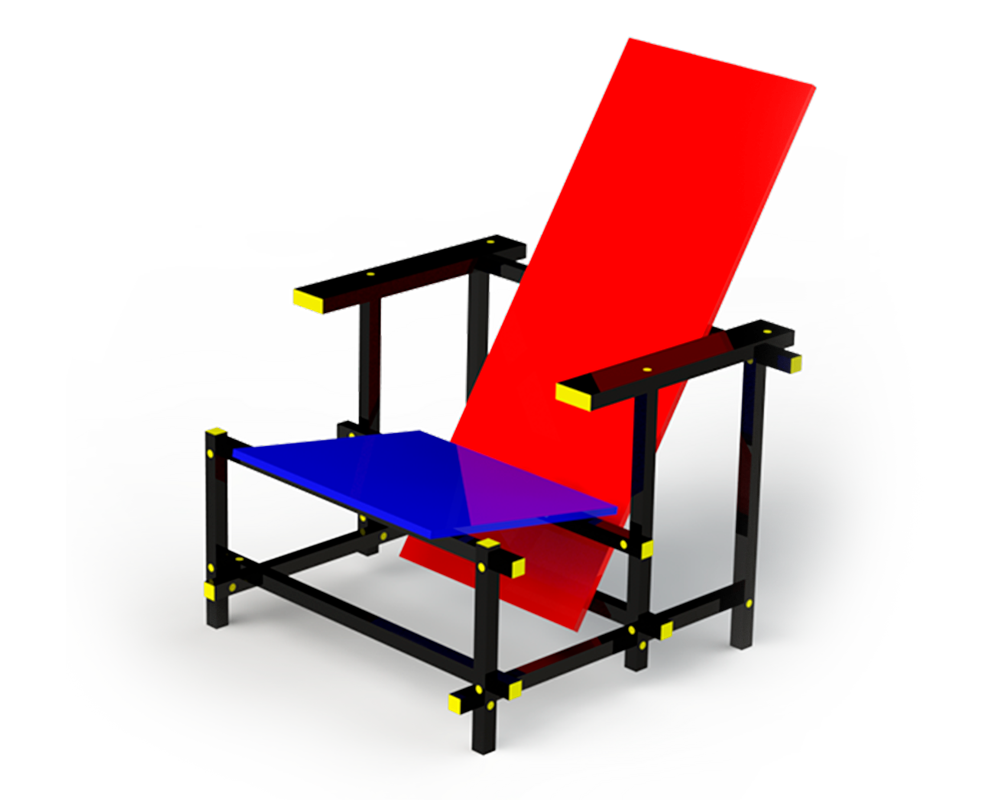 Silla Roja y Azul - Gerrit Rietveld