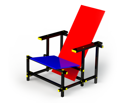 Silla Roja y Azul - Gerrit Rietveld