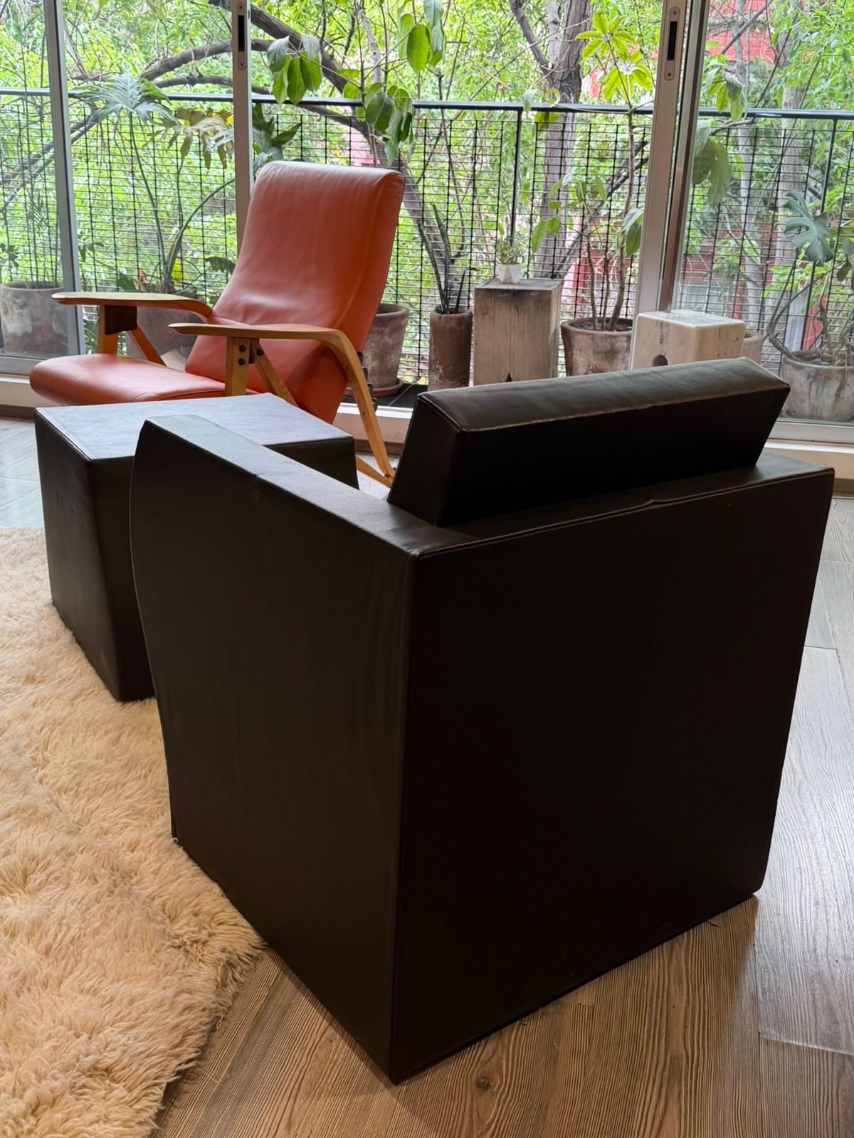 Armchair Bridge Simple/ Ottomano       Ligne Roset