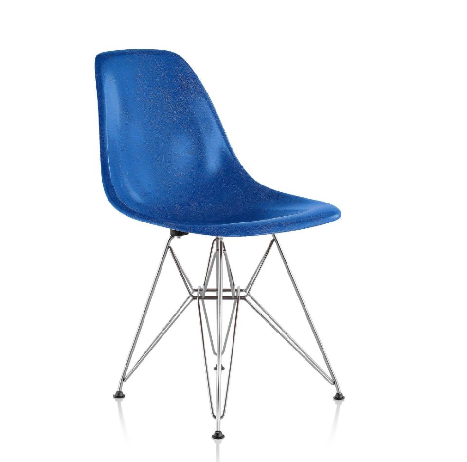 Eames Fiberglass  Wire Side Chair Herman Miller
