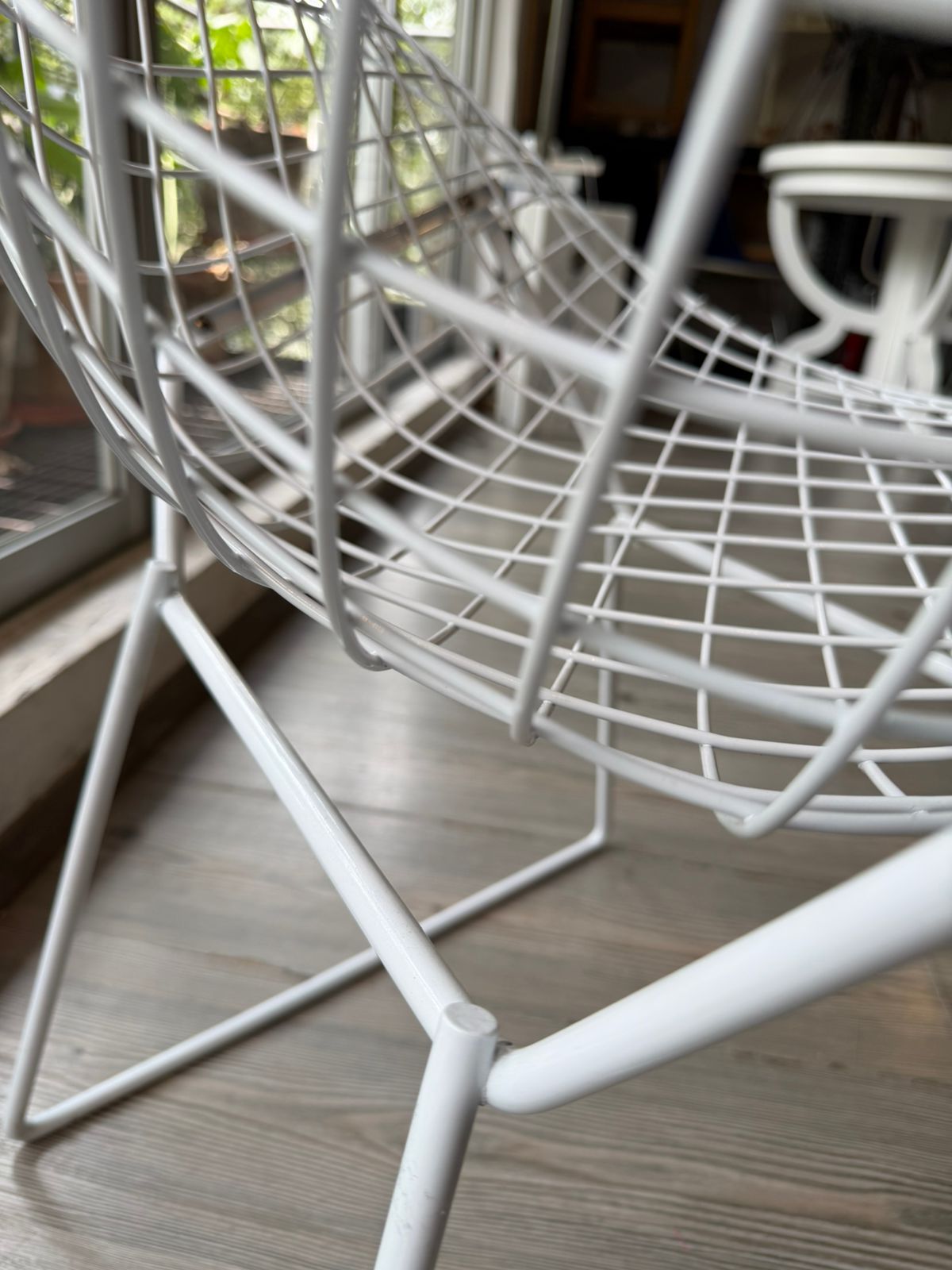 Bertoia Diamond Chair & Ottoman