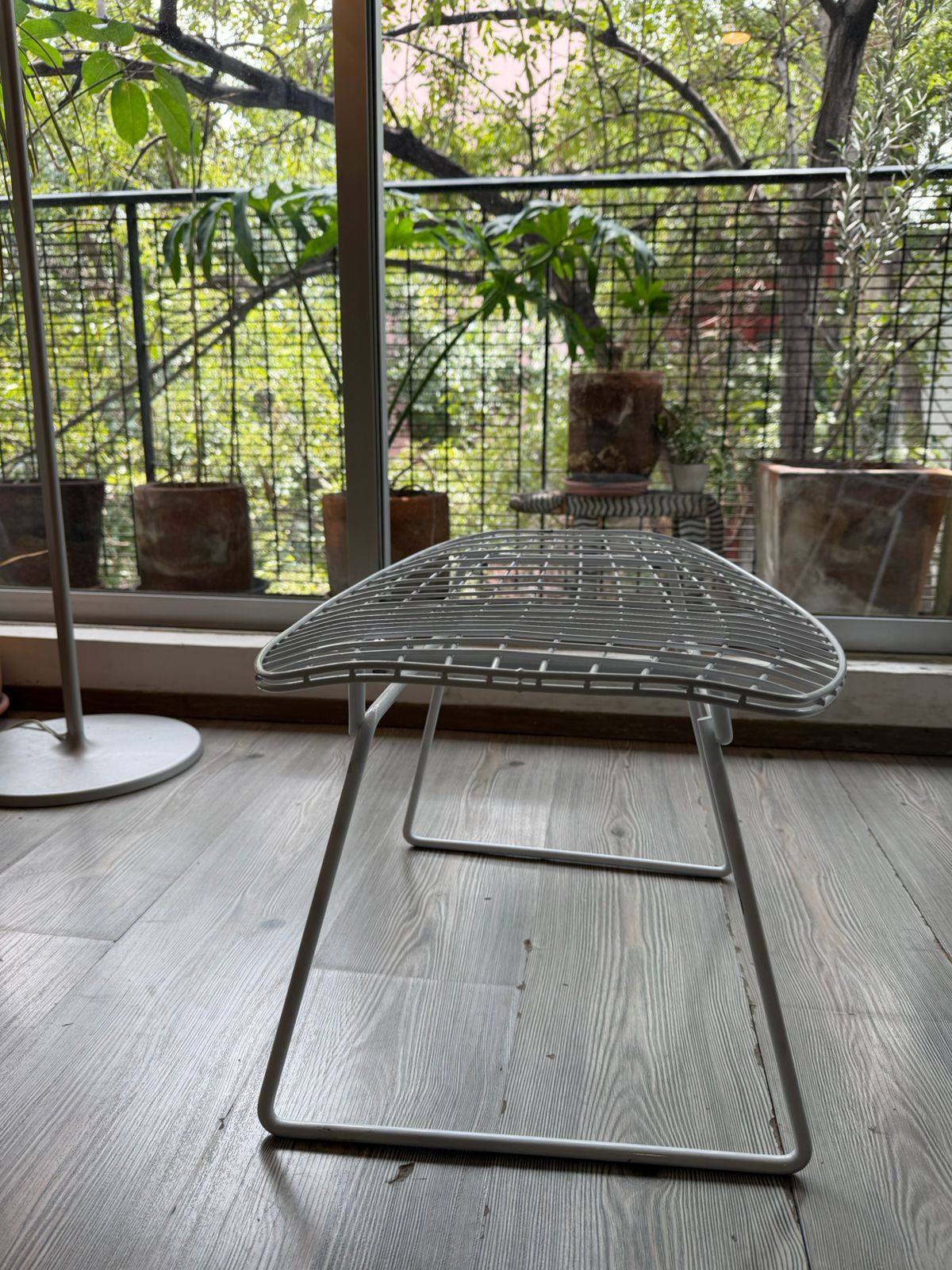 Bertoia Diamond Chair & Ottoman