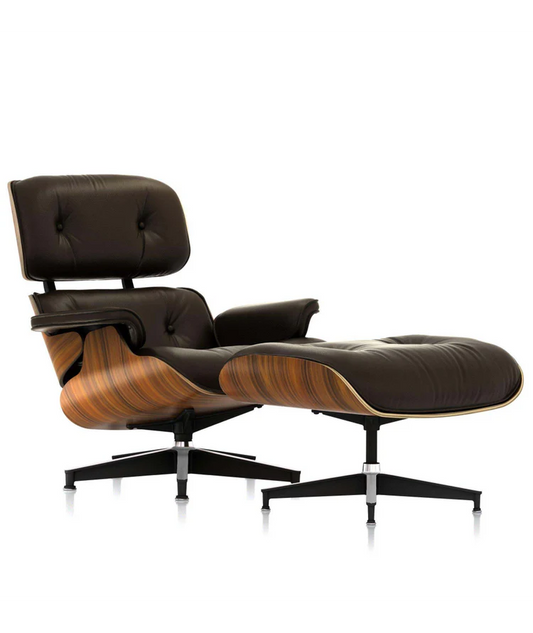 Eemes Lounge & Ottomano  Herman Miller - Santos de Palisandro