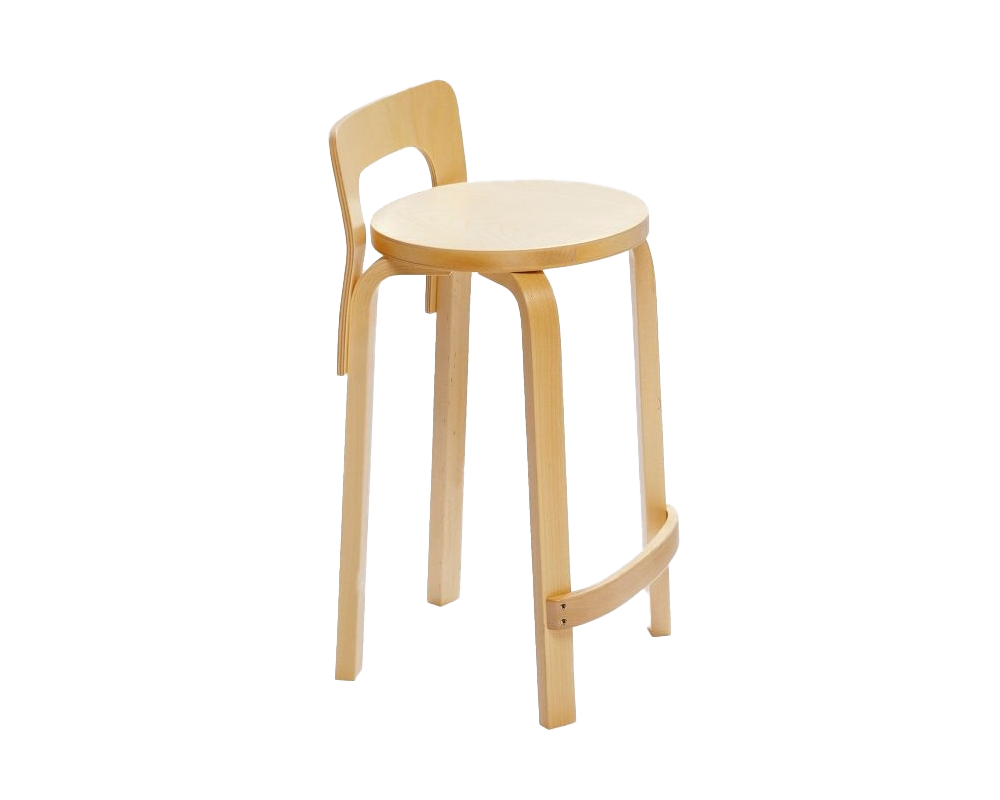 Silla alta K6  - Alvar Aalto - Artek
