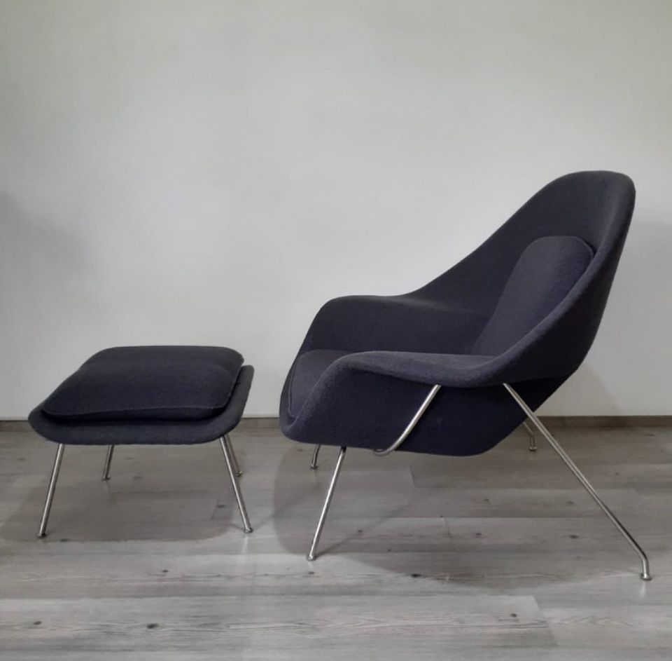 Womb Chair & Ottomano Eero Saarinen